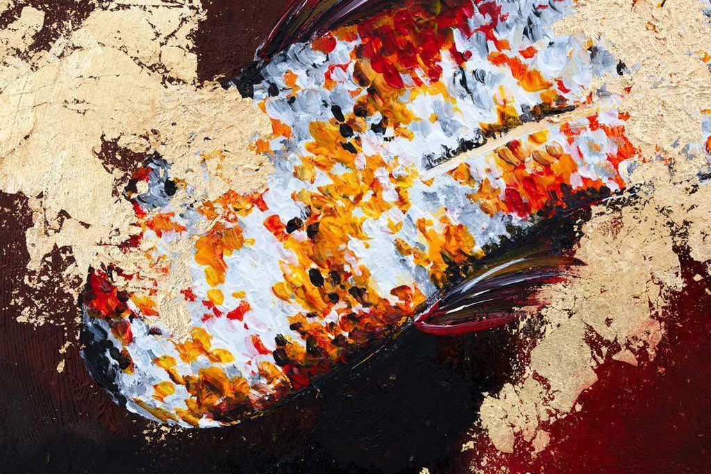 Koi - Original - SOLD by artist Becky Smith - Wyecliffe Galleries