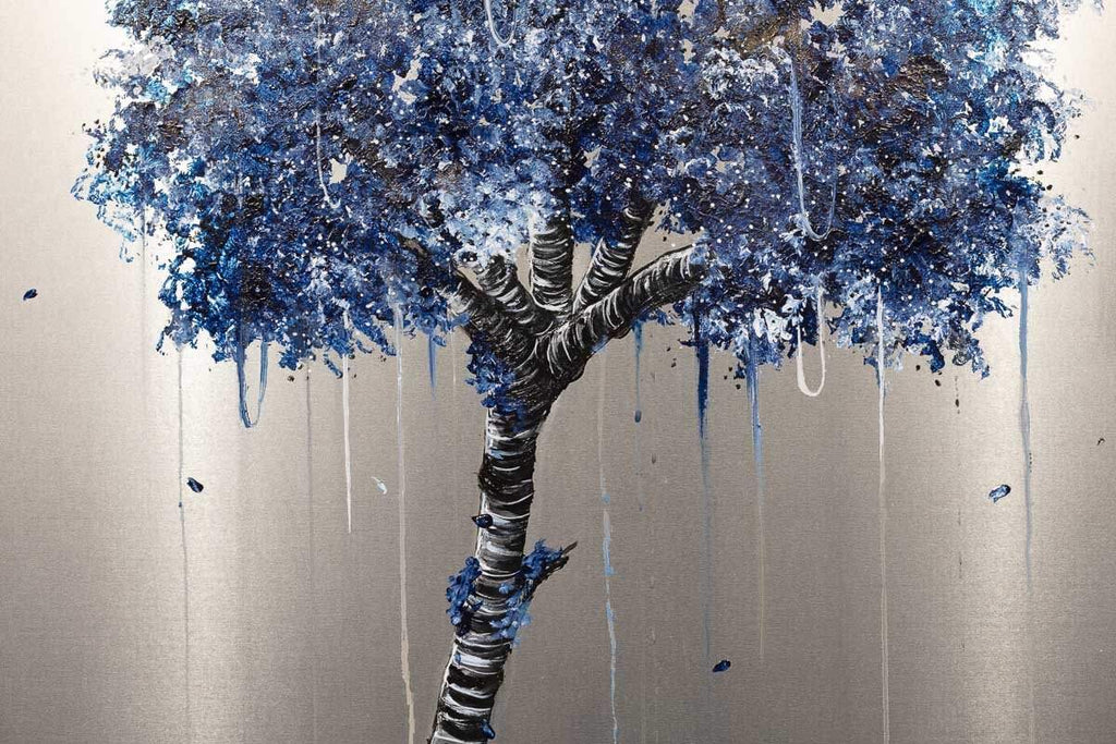 Lapis Lustre - Original - SOLD by artist Becky Smith - Wyecliffe Galleries