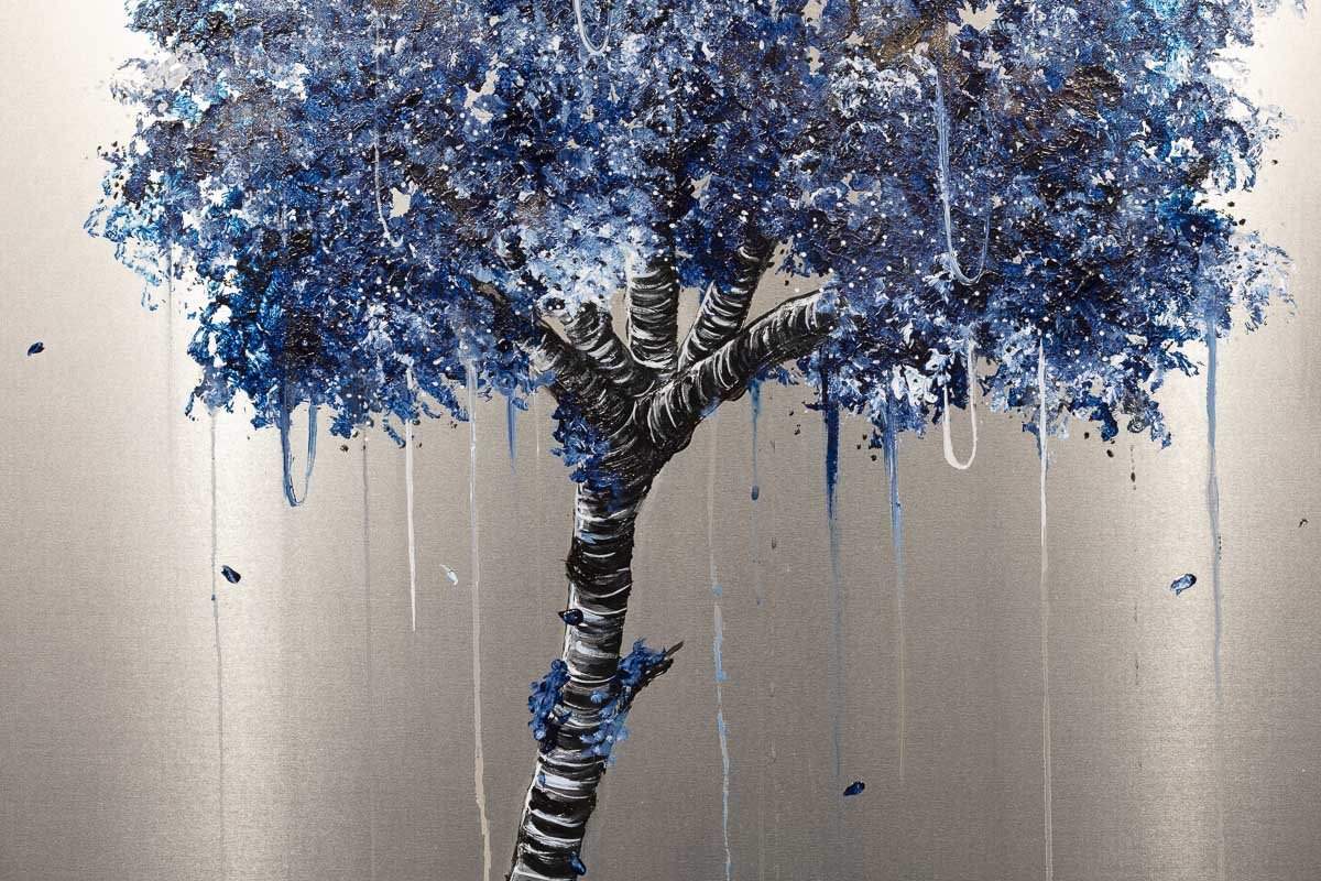 Lapis Lustre - Original - SOLD by artist Becky Smith - Wyecliffe Galleries