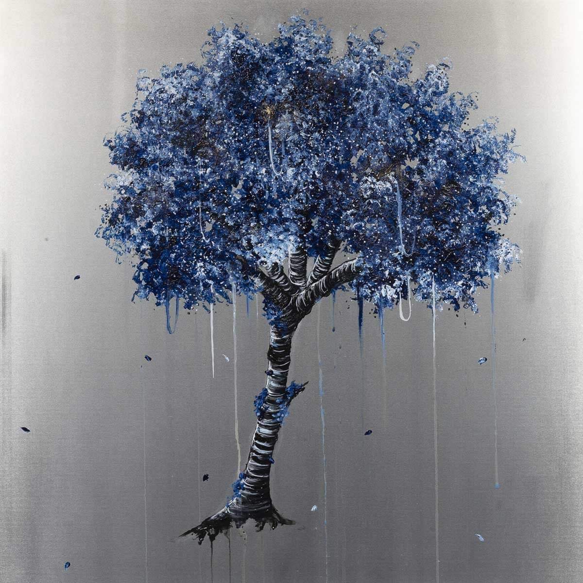 Lapis Lustre - Original - SOLD by artist Becky Smith - Wyecliffe Galleries