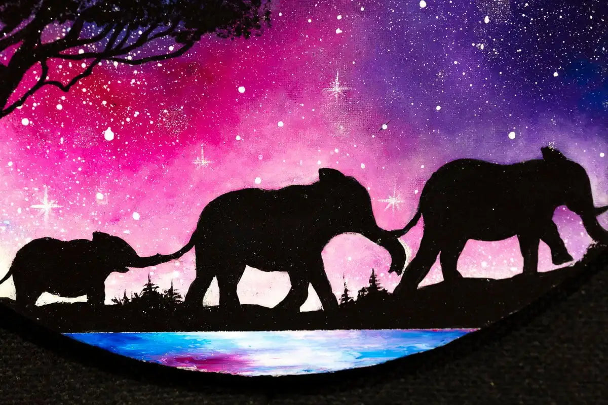 Lead Me to The Milky Way - Original - SOLD by artist Becky Smith - Wyecliffe Galleries