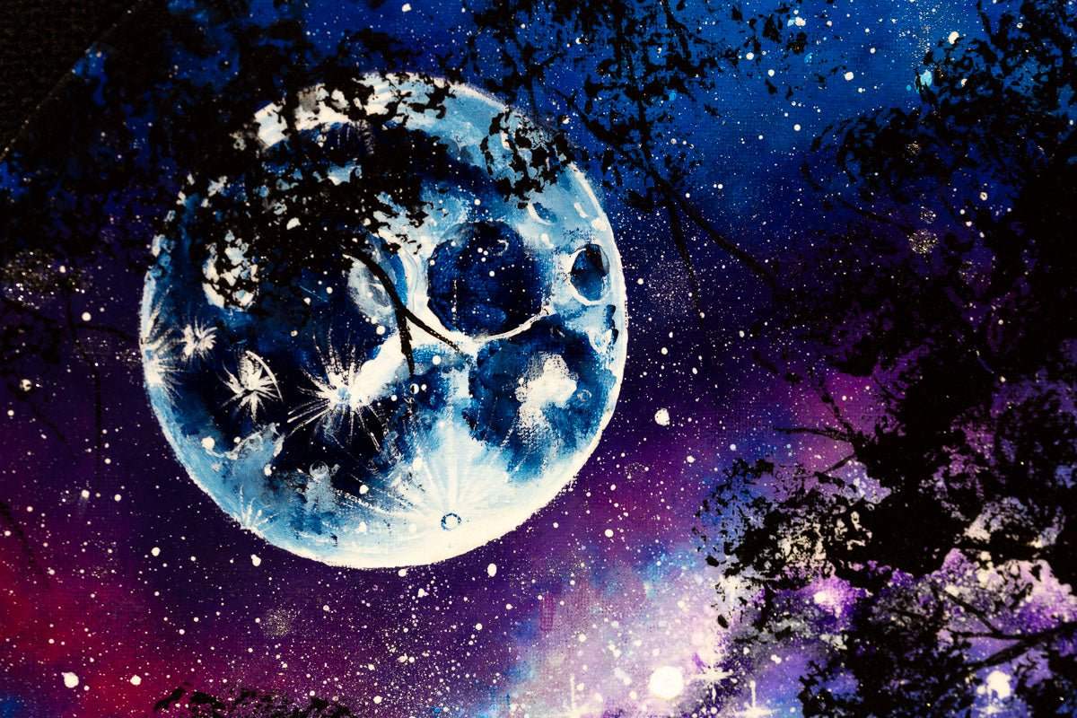 Lead Me to The Milky Way - Original - SOLD by artist Becky Smith - Wyecliffe Galleries