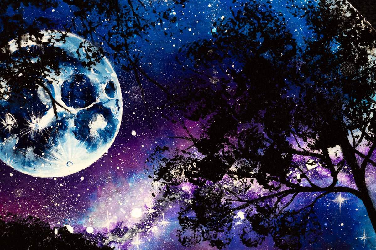 Lead Me to The Milky Way - Original - SOLD by artist Becky Smith - Wyecliffe Galleries