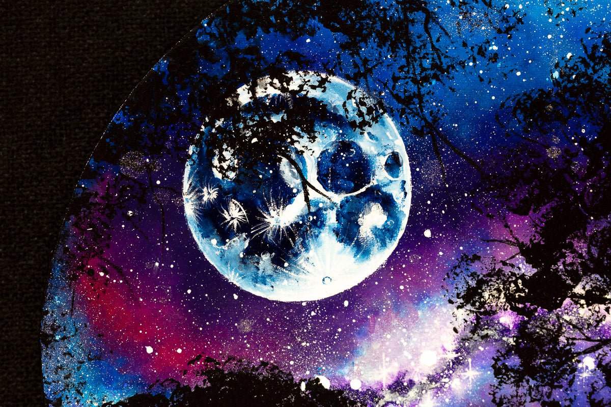 Lead Me to The Milky Way - Original - SOLD by artist Becky Smith - Wyecliffe Galleries