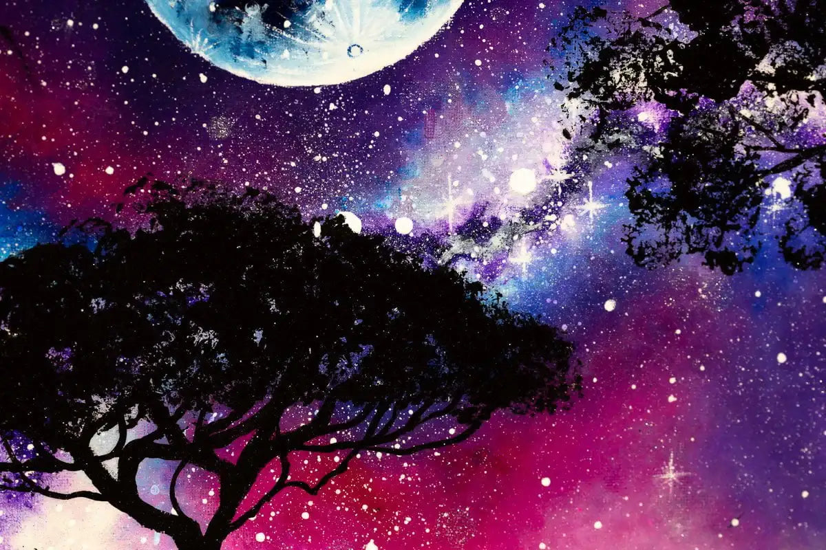 Lead Me to The Milky Way - Original - SOLD by artist Becky Smith - Wyecliffe Galleries