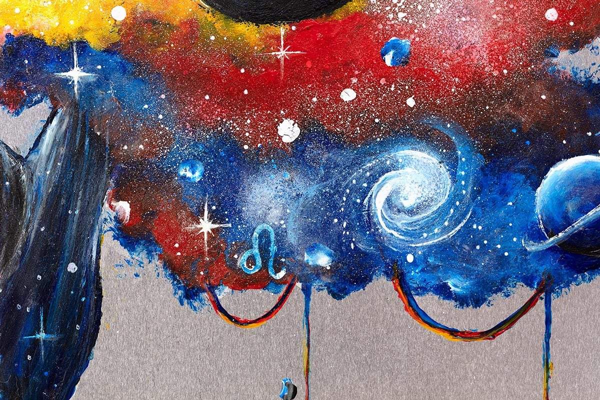 Leo - Original - SOLD by artist Becky Smith - Wyecliffe Galleries