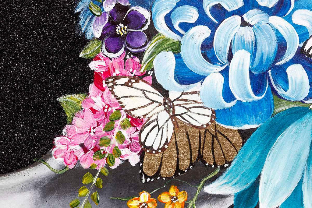 Let Yourself Flourish - Original - SOLD by artist Becky Smith - Wyecliffe Galleries