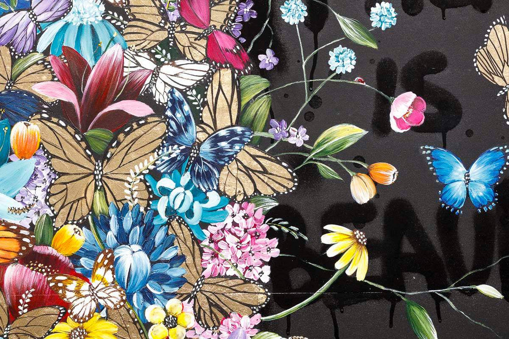 Let Yourself Flourish - Original - SOLD by artist Becky Smith - Wyecliffe Galleries