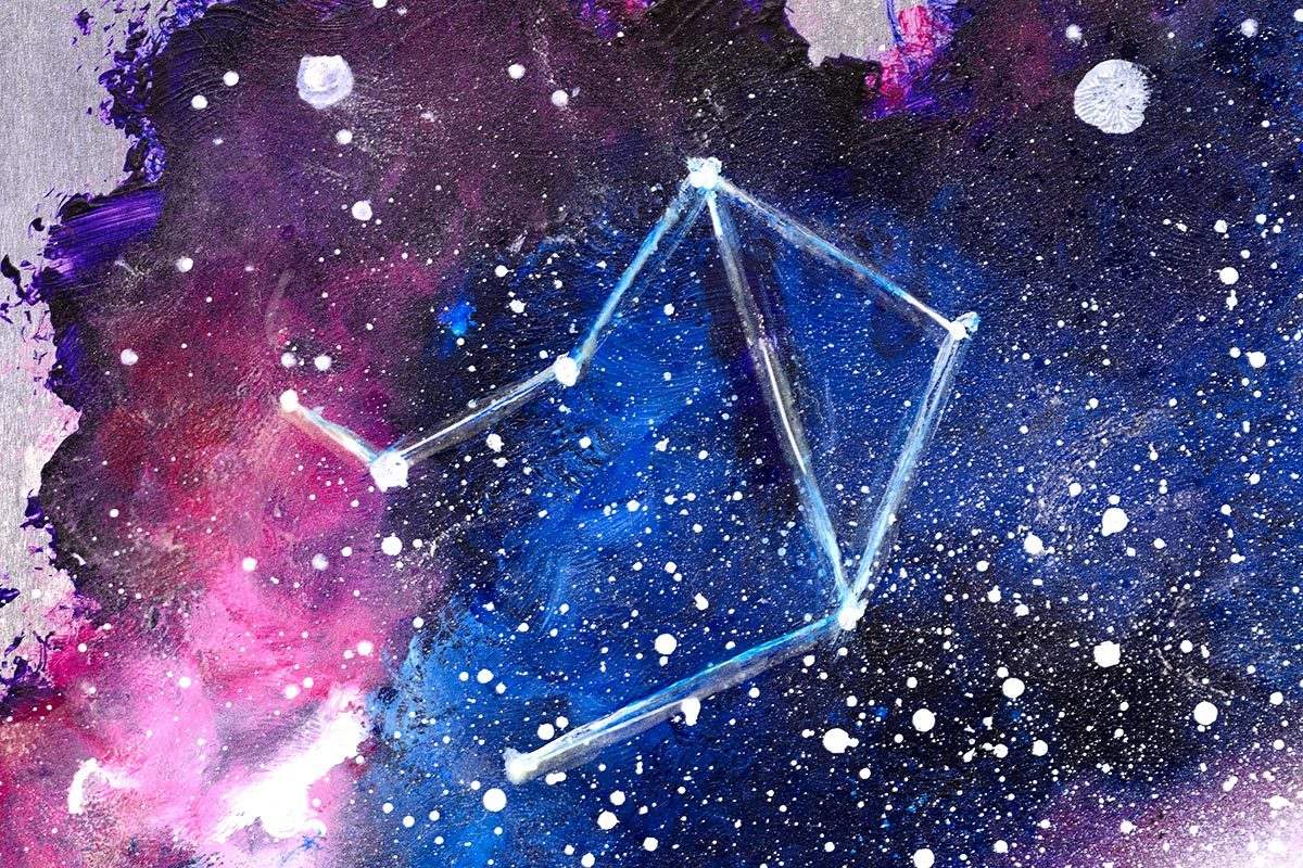 Libra - Original - SOLD by artist Becky Smith - Wyecliffe Galleries