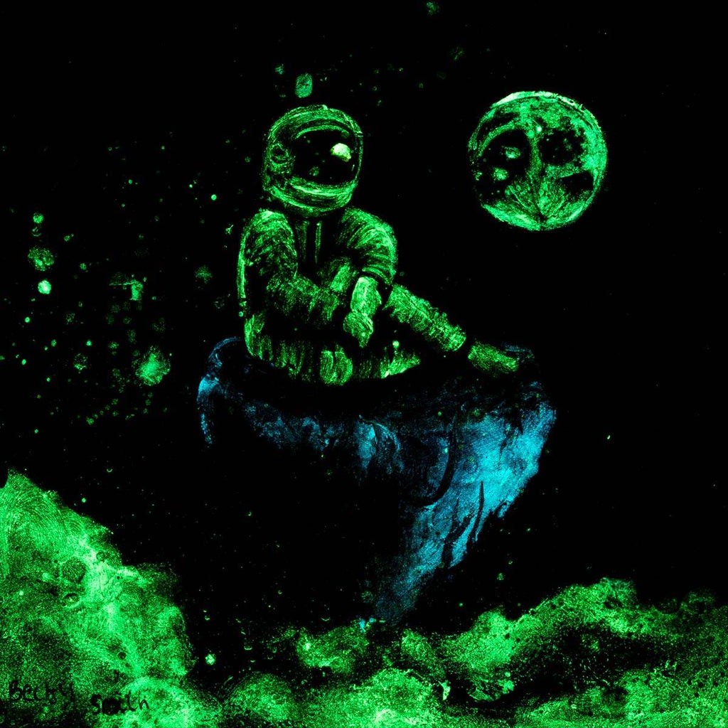 Looking At The Moon - Original - SOLD by artist Becky Smith - Wyecliffe Galleries