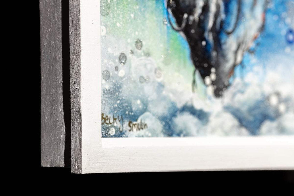 Looking At The Moon - Original - SOLD by artist Becky Smith - Wyecliffe Galleries