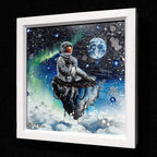 Looking At The Moon - Original - SOLD by artist Becky Smith - Wyecliffe Galleries