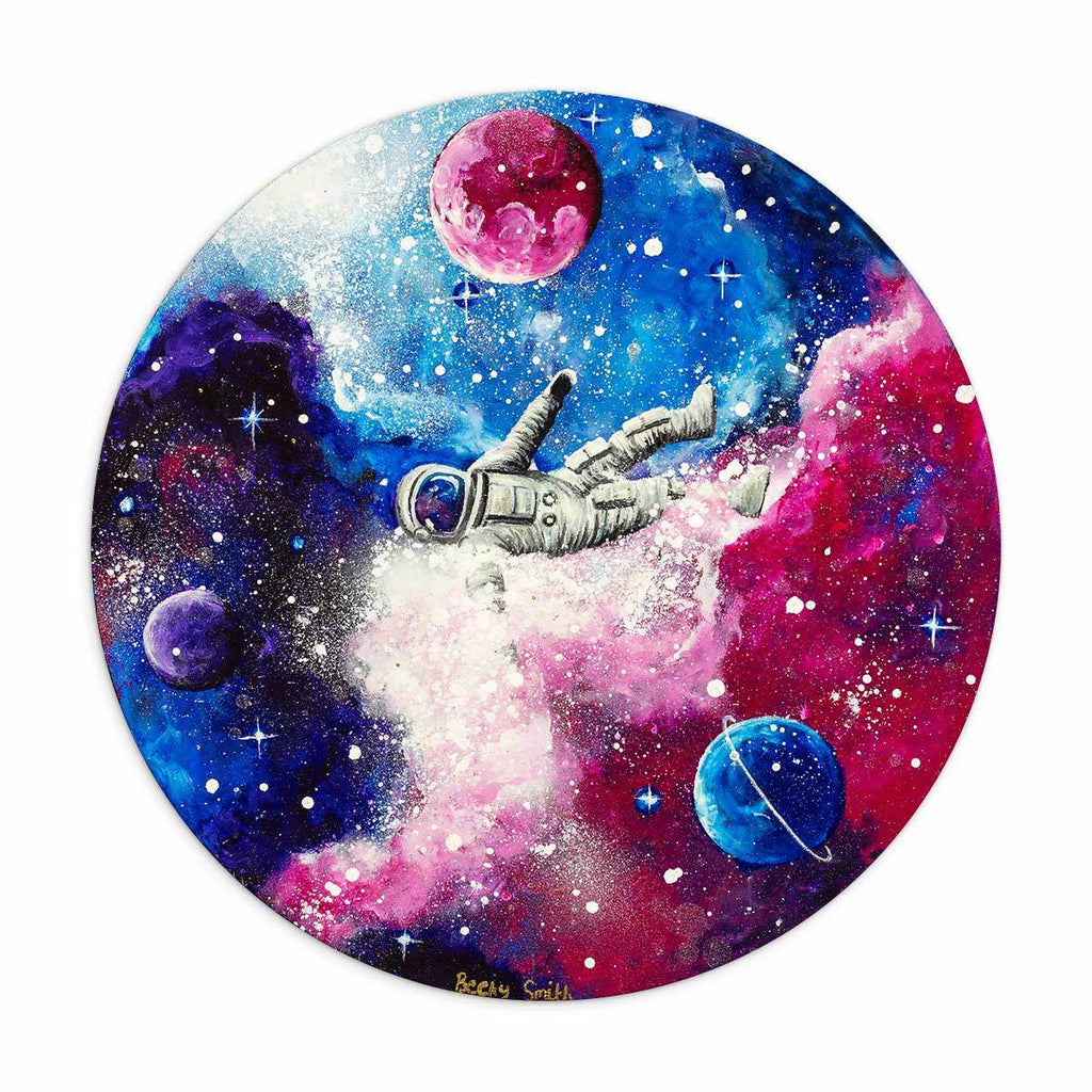 Lost in Space - Original - SOLD by artist Becky Smith - Wyecliffe Galleries