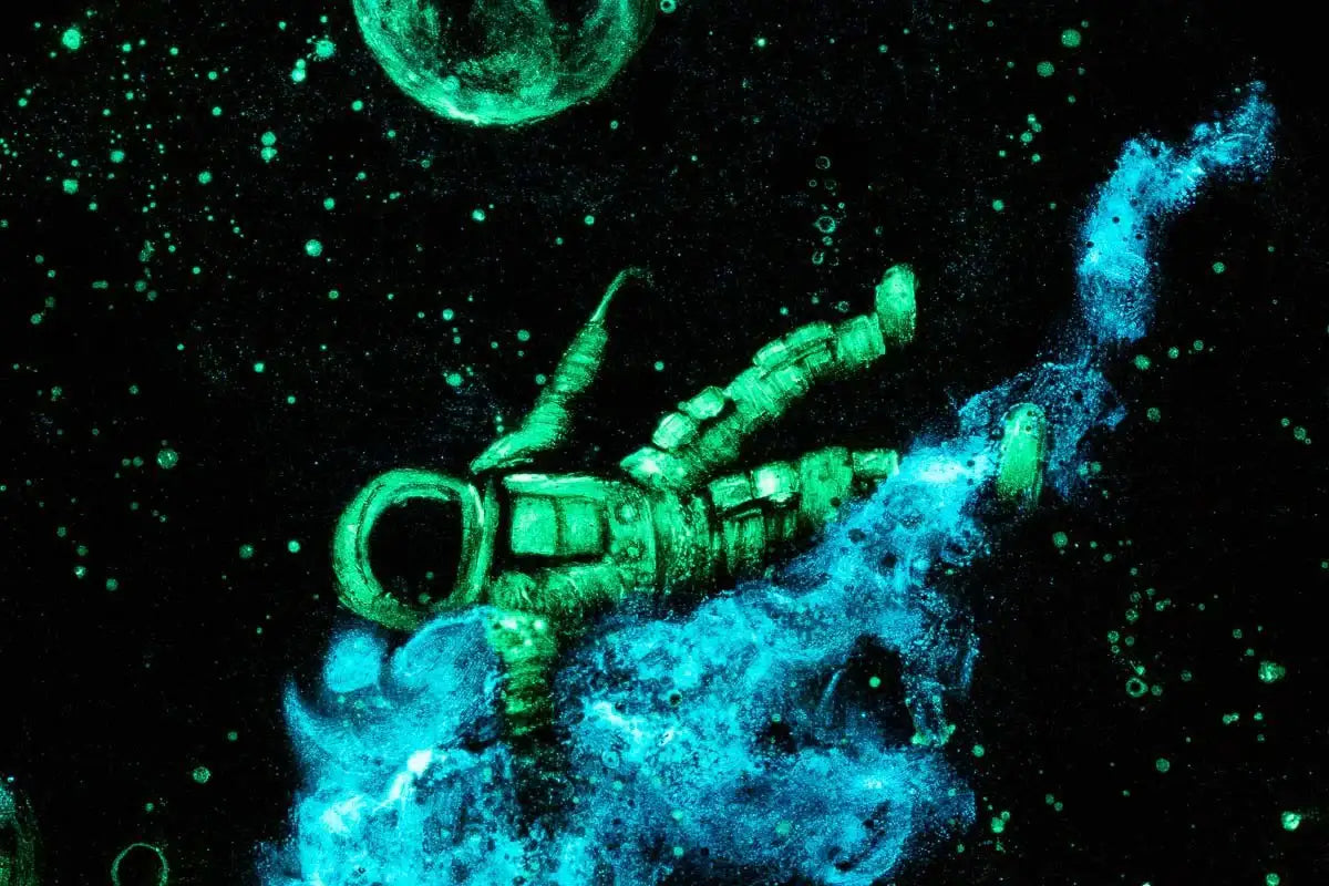 Lost in Space - Original - SOLD by artist Becky Smith - Wyecliffe Galleries