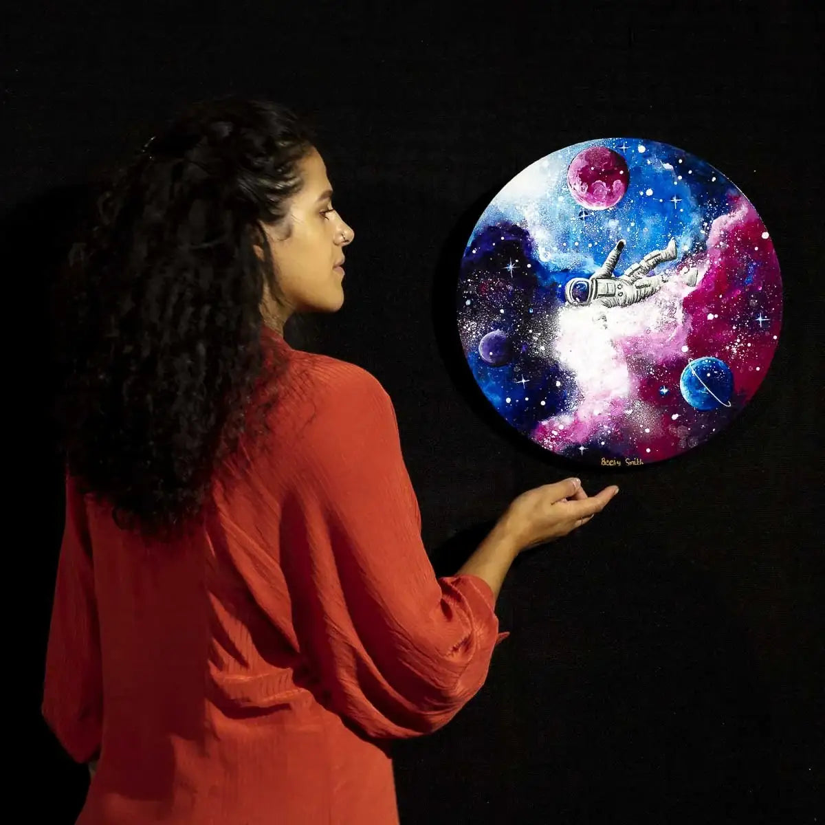 Lost in Space - Original - SOLD by artist Becky Smith - Wyecliffe Galleries