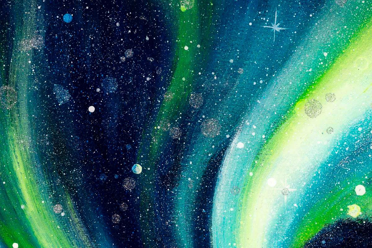 Love and Lights - Original - SOLD by artist Becky Smith - Wyecliffe Galleries