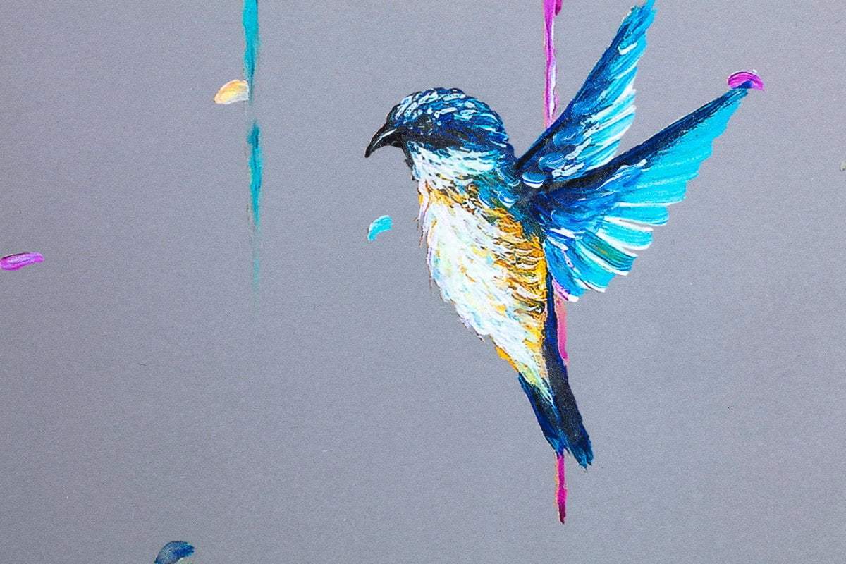 Love Birds and Blossom in Bloom - Standard Edition SET - SOLD by artist Becky Smith - Wyecliffe Galleries