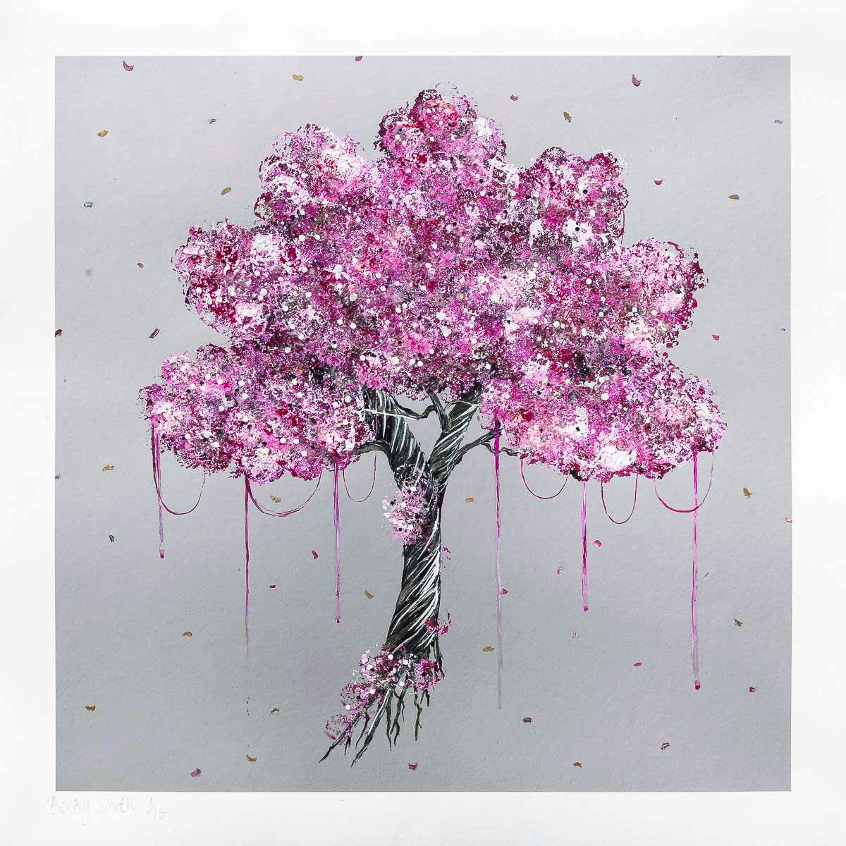 Love Birds and Blossom in Bloom - Standard Edition SET - SOLD by artist Becky Smith - Wyecliffe Galleries