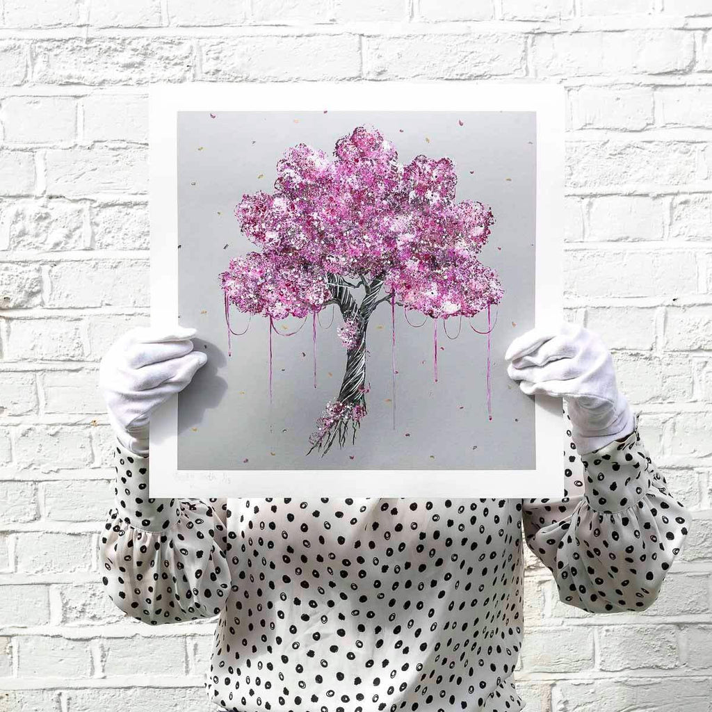 Love Birds and Blossom in Bloom - Standard Edition SET - SOLD by artist Becky Smith - Wyecliffe Galleries