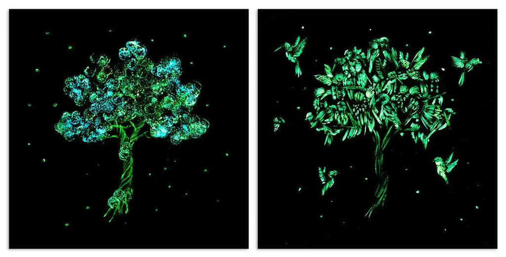 Love Birds and Blossom in Bloom - Standard Edition SET - SOLD by artist Becky Smith - Wyecliffe Galleries