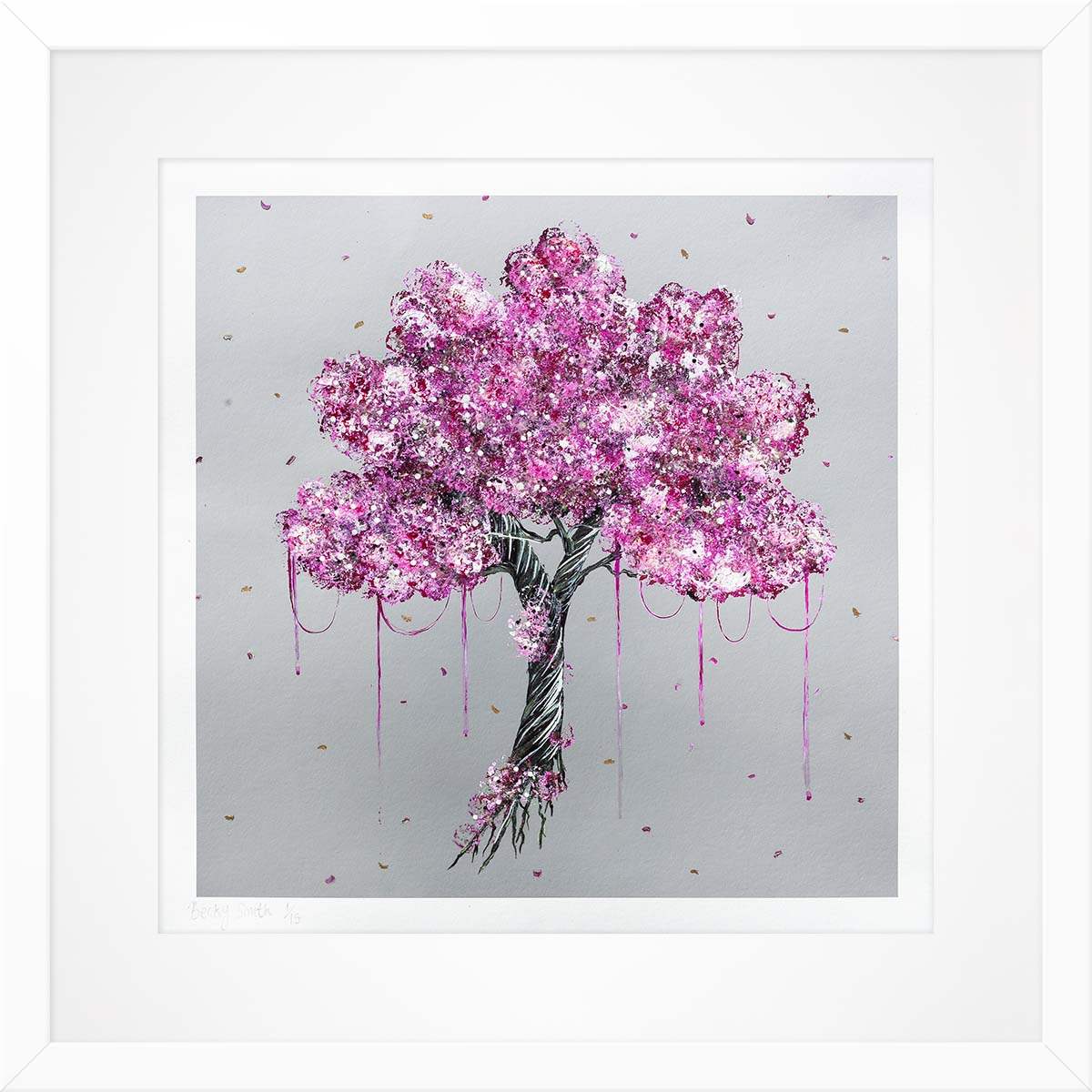 Love Birds and Blossom in Bloom - Standard Edition SET - SOLD by artist Becky Smith - Wyecliffe Galleries