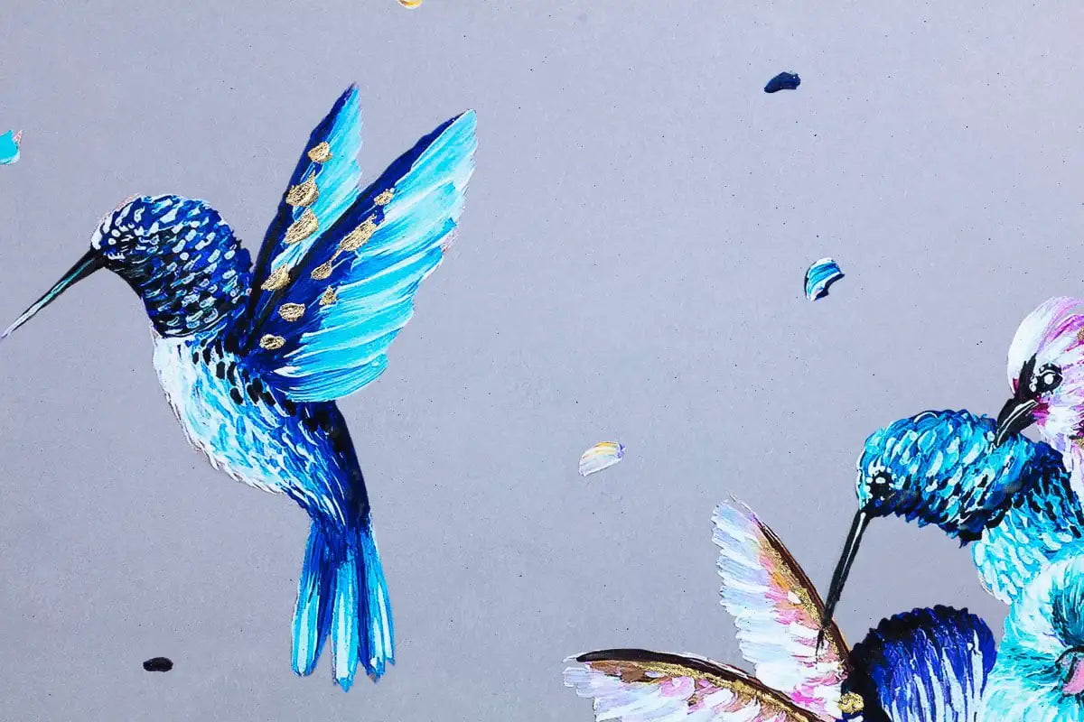 Love Birds - Artist Proof - SOLD OUT by artist Becky Smith - Wyecliffe Galleries