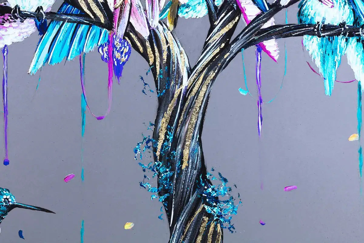 Love Birds - Artist Proof - SOLD OUT by artist Becky Smith - Wyecliffe Galleries