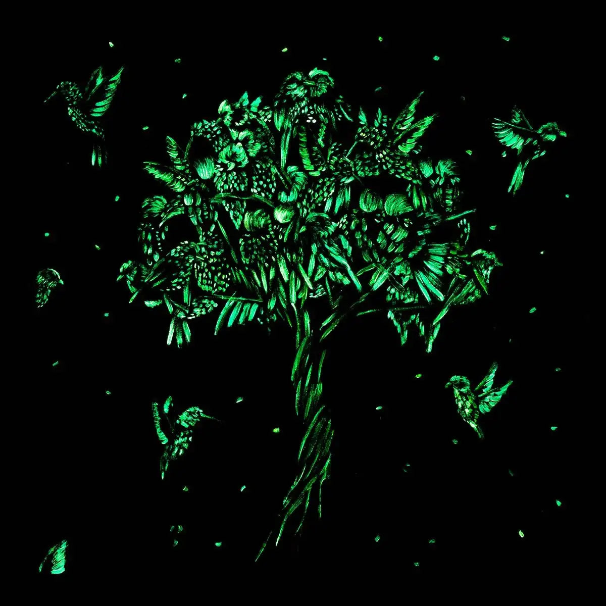 Love Birds - Artist Proof - SOLD OUT by artist Becky Smith - Wyecliffe Galleries