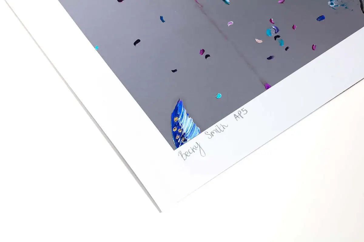 Love Birds - Artist Proof - SOLD OUT by artist Becky Smith - Wyecliffe Galleries