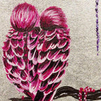 Love Birds - Original SOLD by artist Becky Smith - Wyecliffe Galleries