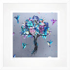 Love Birds - Edition - SOLD by artist Becky Smith - Wyecliffe Galleries