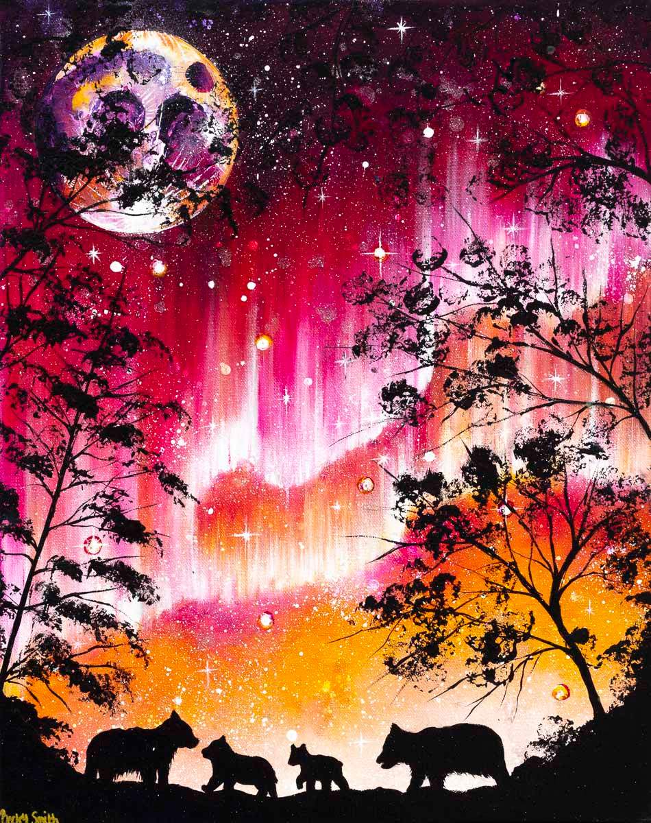 Love Guides Us Together - Original - SOLD by artist Becky Smith - Wyecliffe Galleries