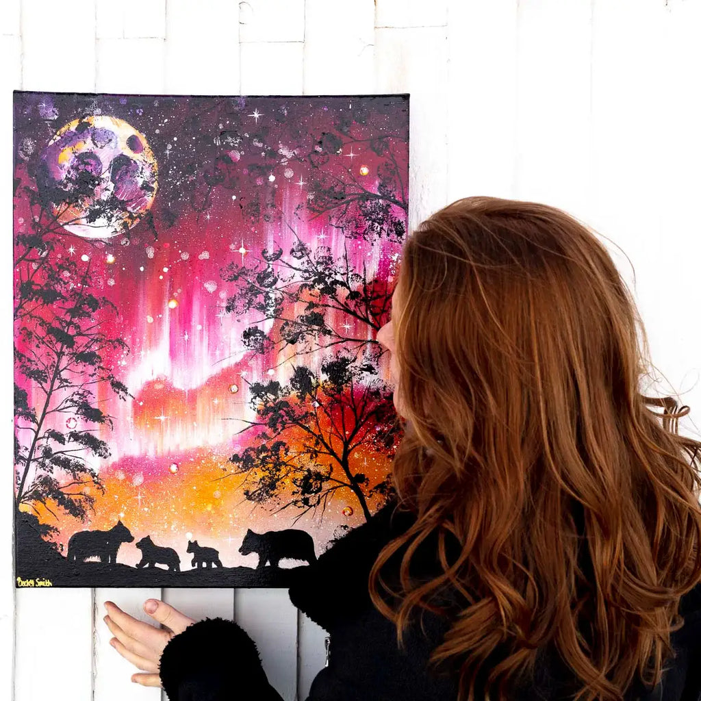 Love Guides Us Together - Original - SOLD by artist Becky Smith - Wyecliffe Galleries