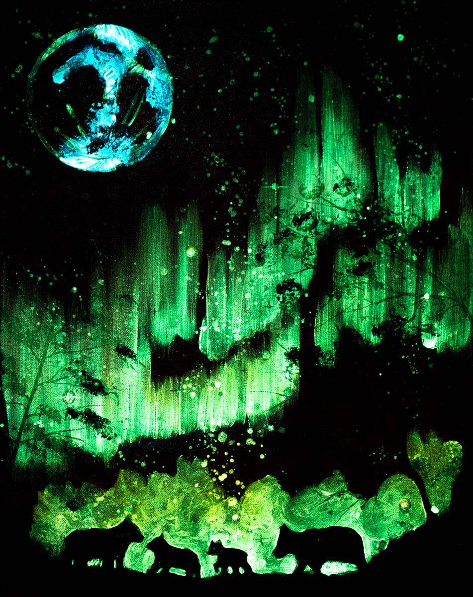 Love Guides Us Together - Original - SOLD by artist Becky Smith - Wyecliffe Galleries