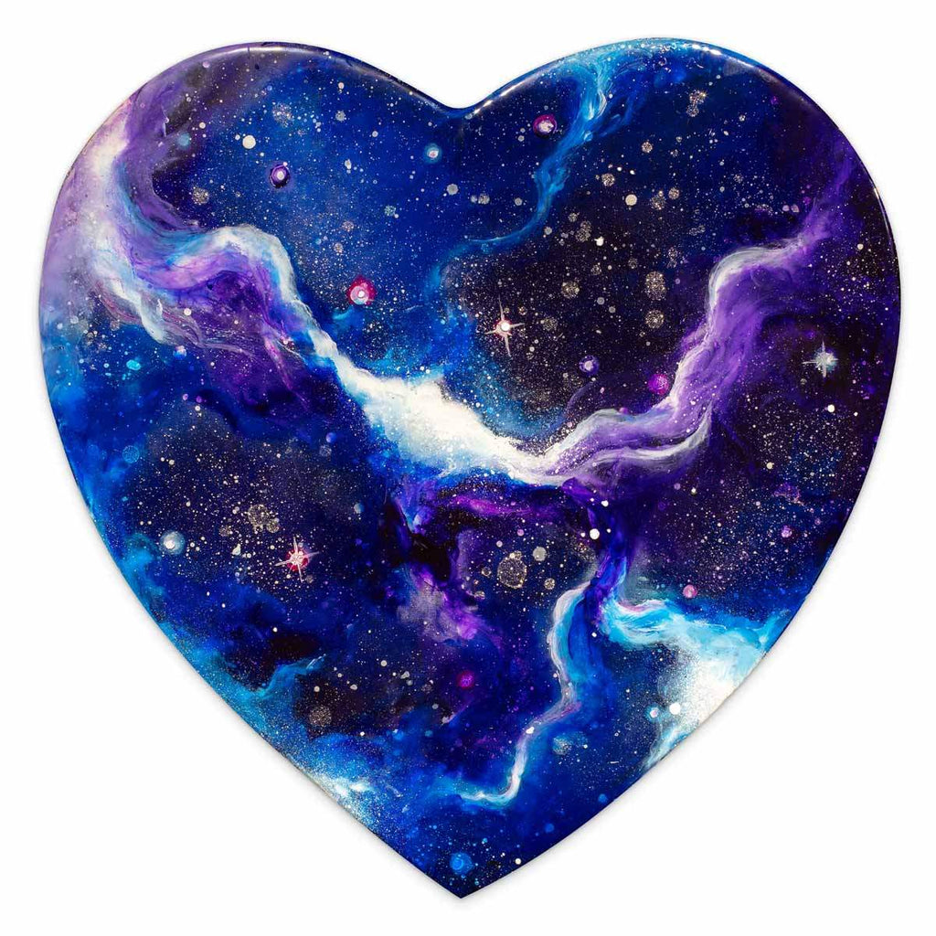 Love in The Galaxy - Original - SOLD by artist Becky Smith - Wyecliffe Galleries