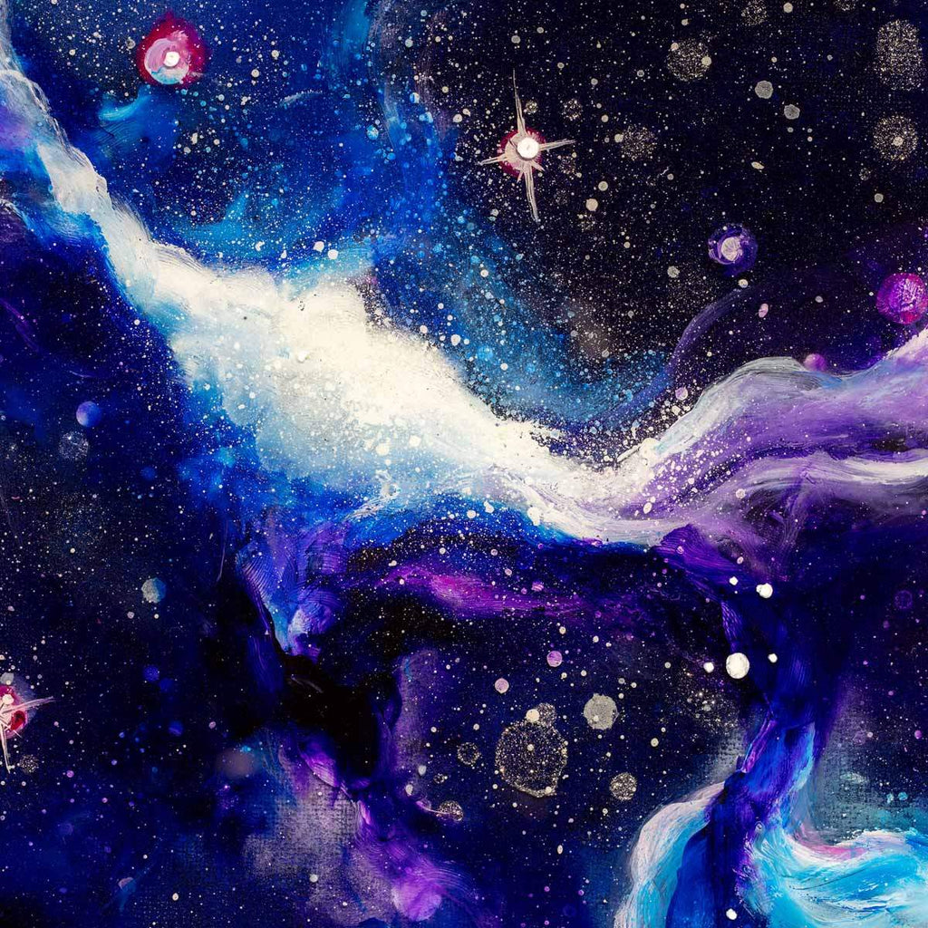 Love in The Galaxy - Original - SOLD by artist Becky Smith - Wyecliffe Galleries