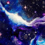 Love in The Galaxy - Original - SOLD by artist Becky Smith - Wyecliffe Galleries