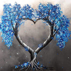 Love is Whole - Original - SOLD by artist Becky Smith - Wyecliffe Galleries