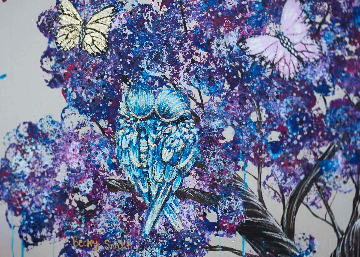 Love Tree - Original - SOLD by artist Becky Smith - Wyecliffe Galleries