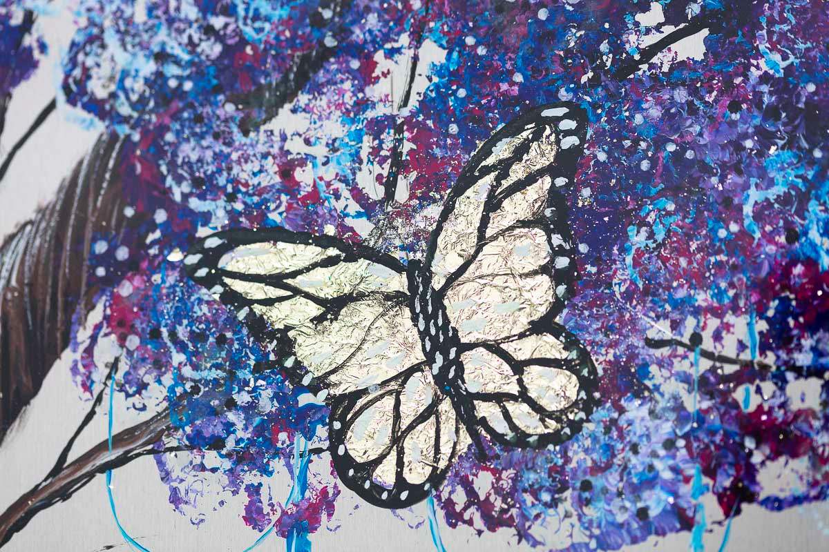 Love Tree - Original - SOLD by artist Becky Smith - Wyecliffe Galleries