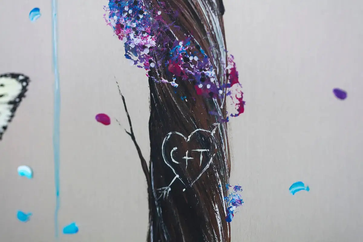 Love Tree - Original - SOLD by artist Becky Smith - Wyecliffe Galleries