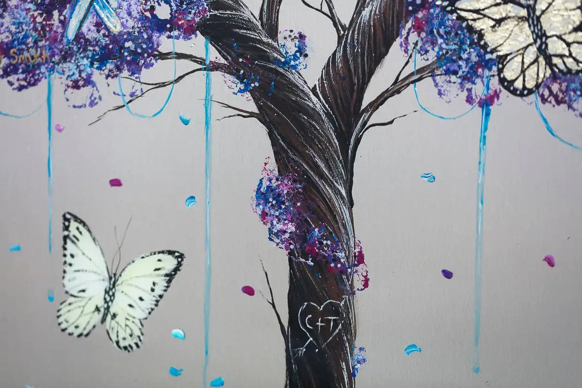 Love Tree - Original - SOLD by artist Becky Smith - Wyecliffe Galleries
