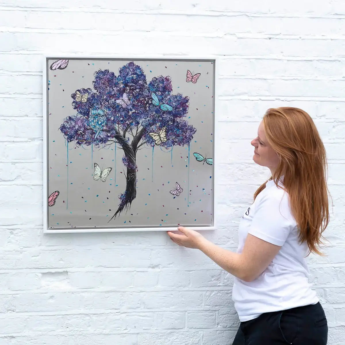 Love Tree - Original - SOLD by artist Becky Smith - Wyecliffe Galleries