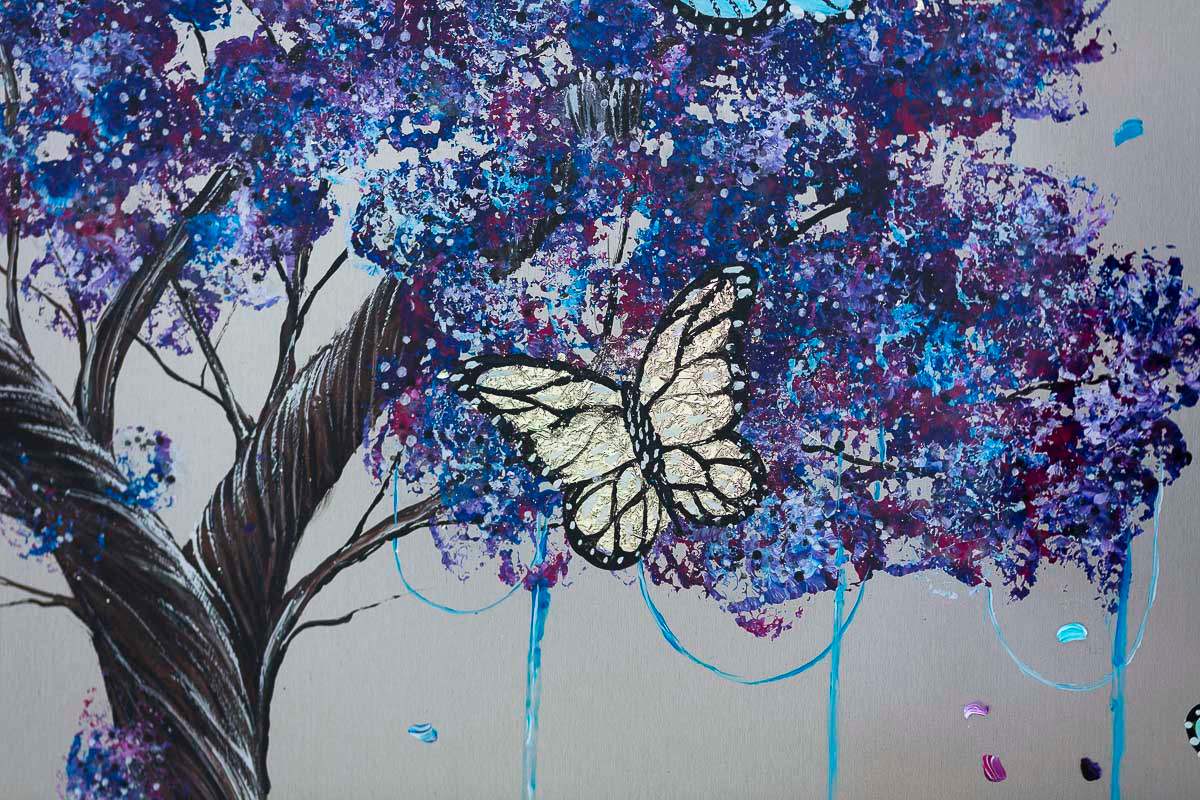 Love Tree - Original - SOLD by artist Becky Smith - Wyecliffe Galleries