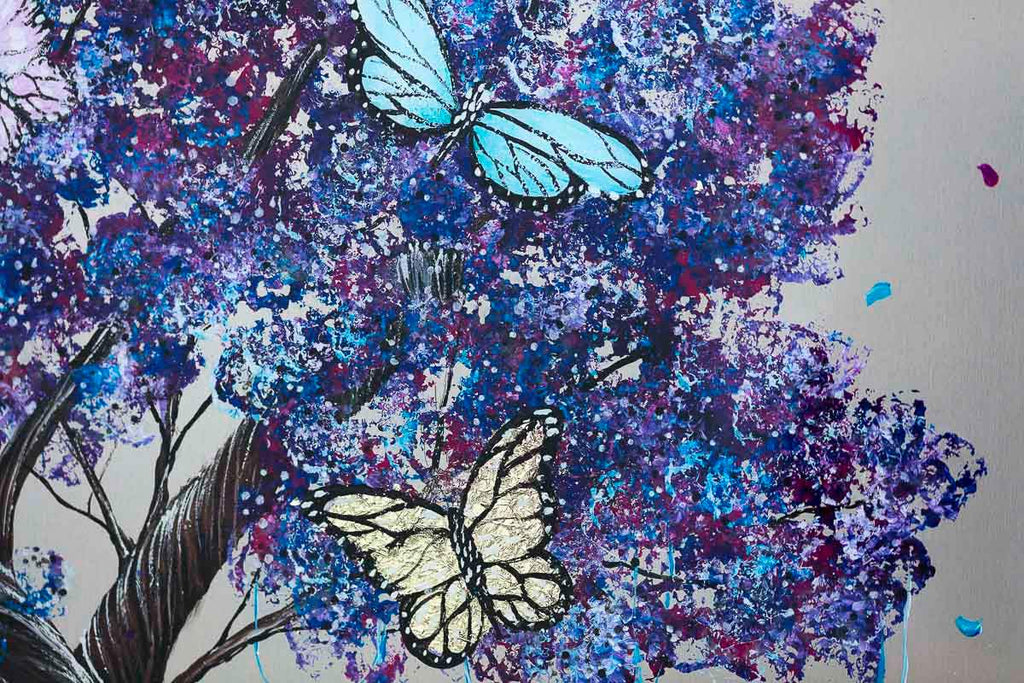 Love Tree - Original - SOLD by artist Becky Smith - Wyecliffe Galleries