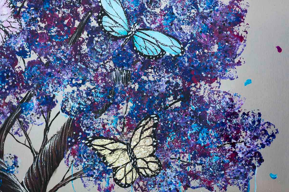 Love Tree - Original - SOLD by artist Becky Smith - Wyecliffe Galleries