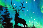Love Under The Aurora Borealis - Original - SOLD by artist Becky Smith - Wyecliffe Galleries