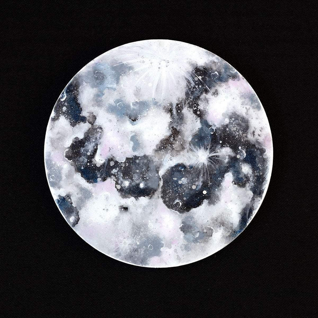 Lunar Moon - Original - SOLD by artist Becky Smith - Wyecliffe Galleries
