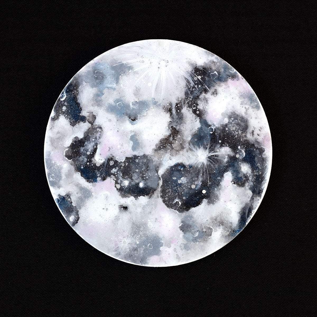 Lunar Moon - Original - SOLD by artist Becky Smith - Wyecliffe Galleries