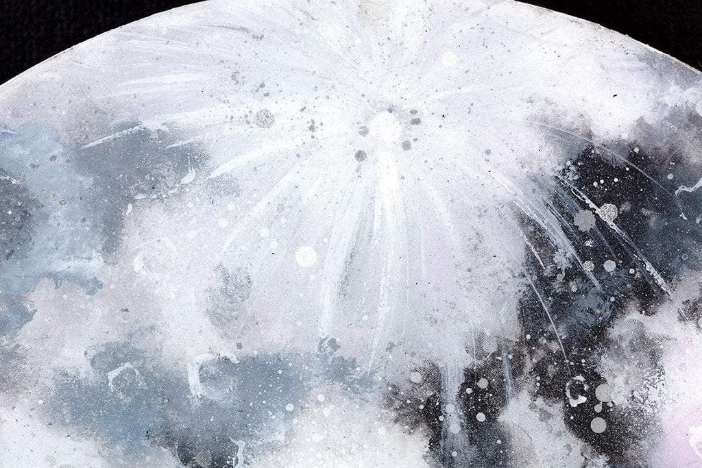 Lunar Moon - Original - SOLD by artist Becky Smith - Wyecliffe Galleries